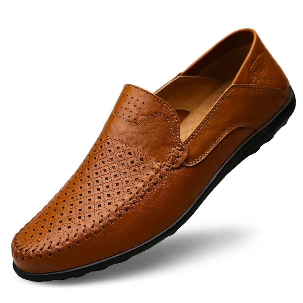 Genuine Leather Air-Flow Comfort Loafers