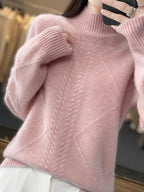 Oversized Cashmere-Blend Turtleneck Sweater