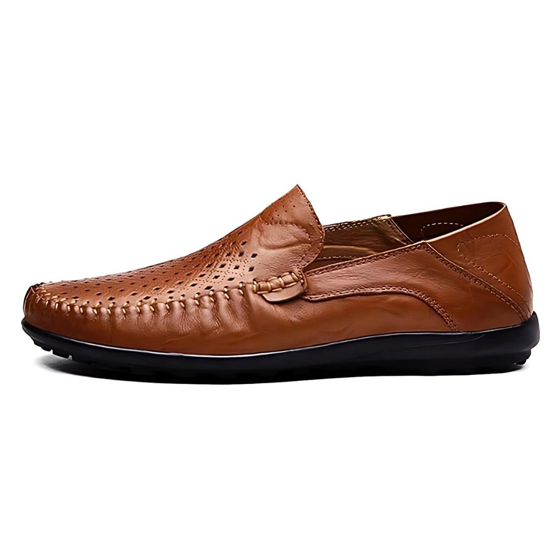 Genuine Leather Air-Flow Comfort Loafers