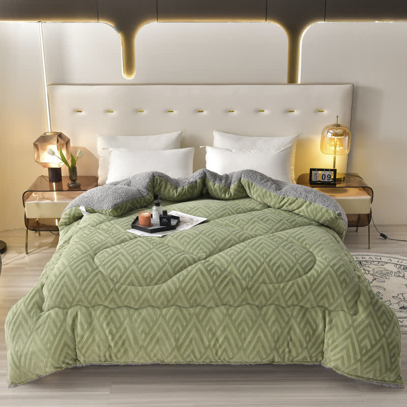 Cloudrest Quilted Sherpa Blanket