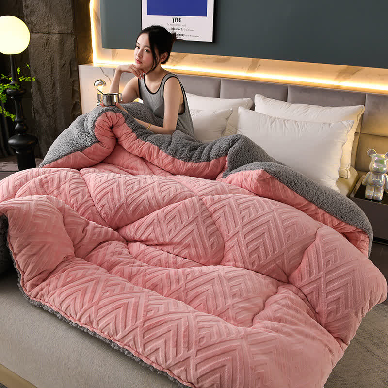 Cloudrest Quilted Sherpa Blanket