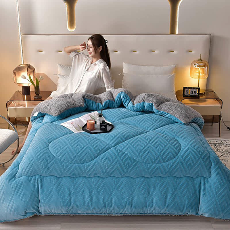 Cloudrest Quilted Sherpa Blanket