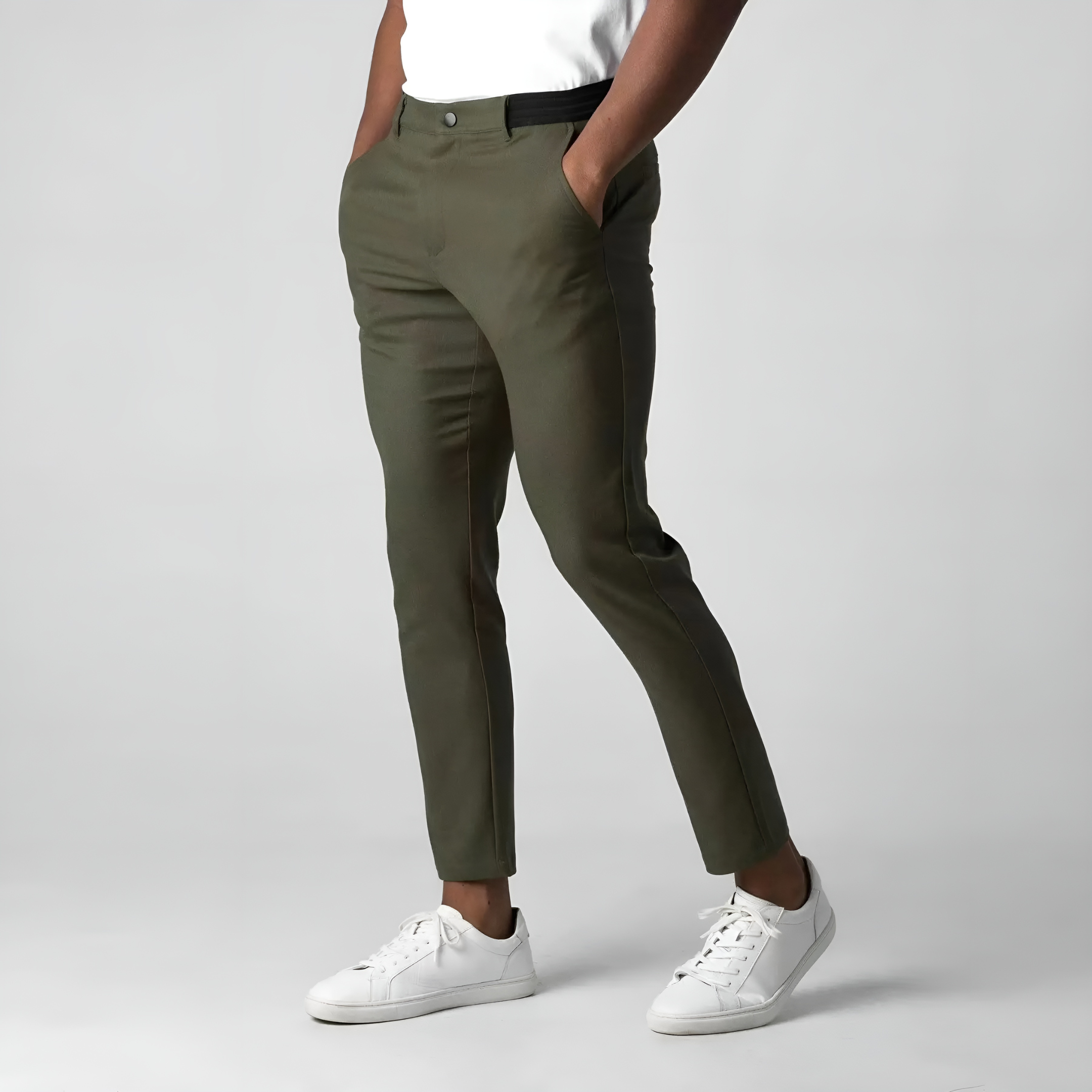 - The Vellaro Stretchy Cropped Chinos