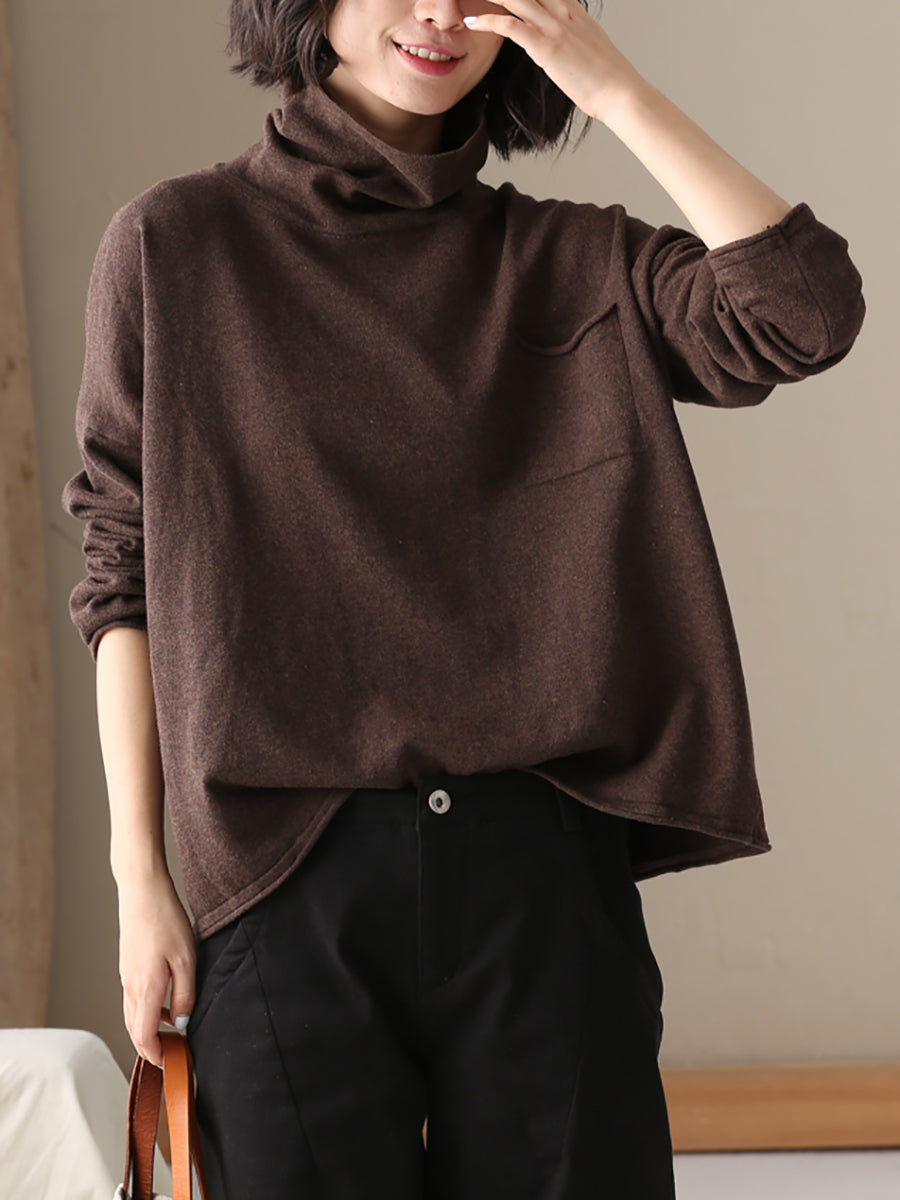 Classic Cotton Turtleneck Shirt