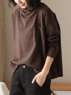 Classic Cotton Turtleneck Shirt