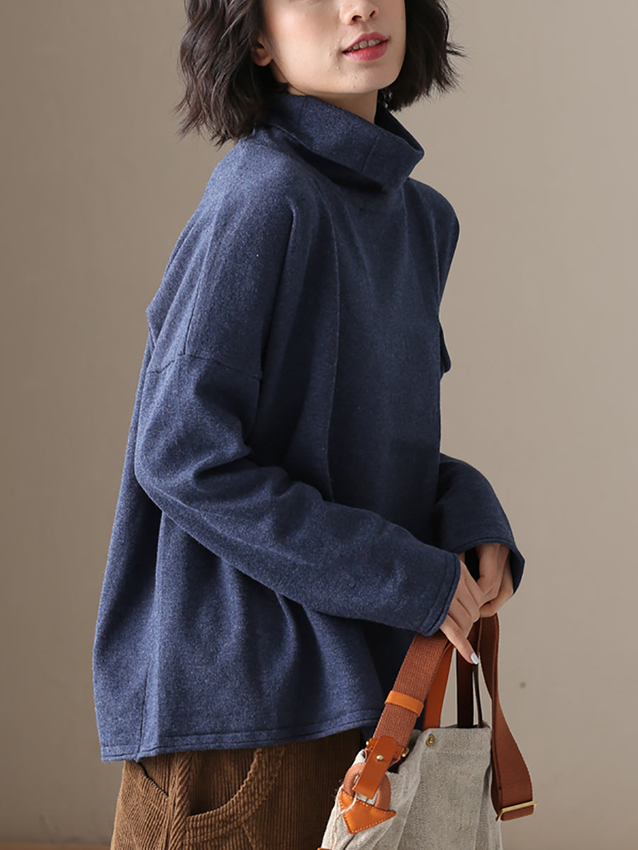 Classic Cotton Turtleneck Shirt