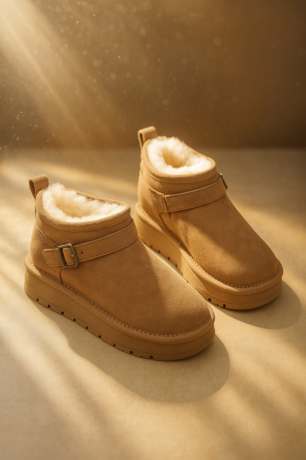 Women’s Fur-Lined Snow Boots – Warm, Chic Winter Footwear with Non-Slip Sole