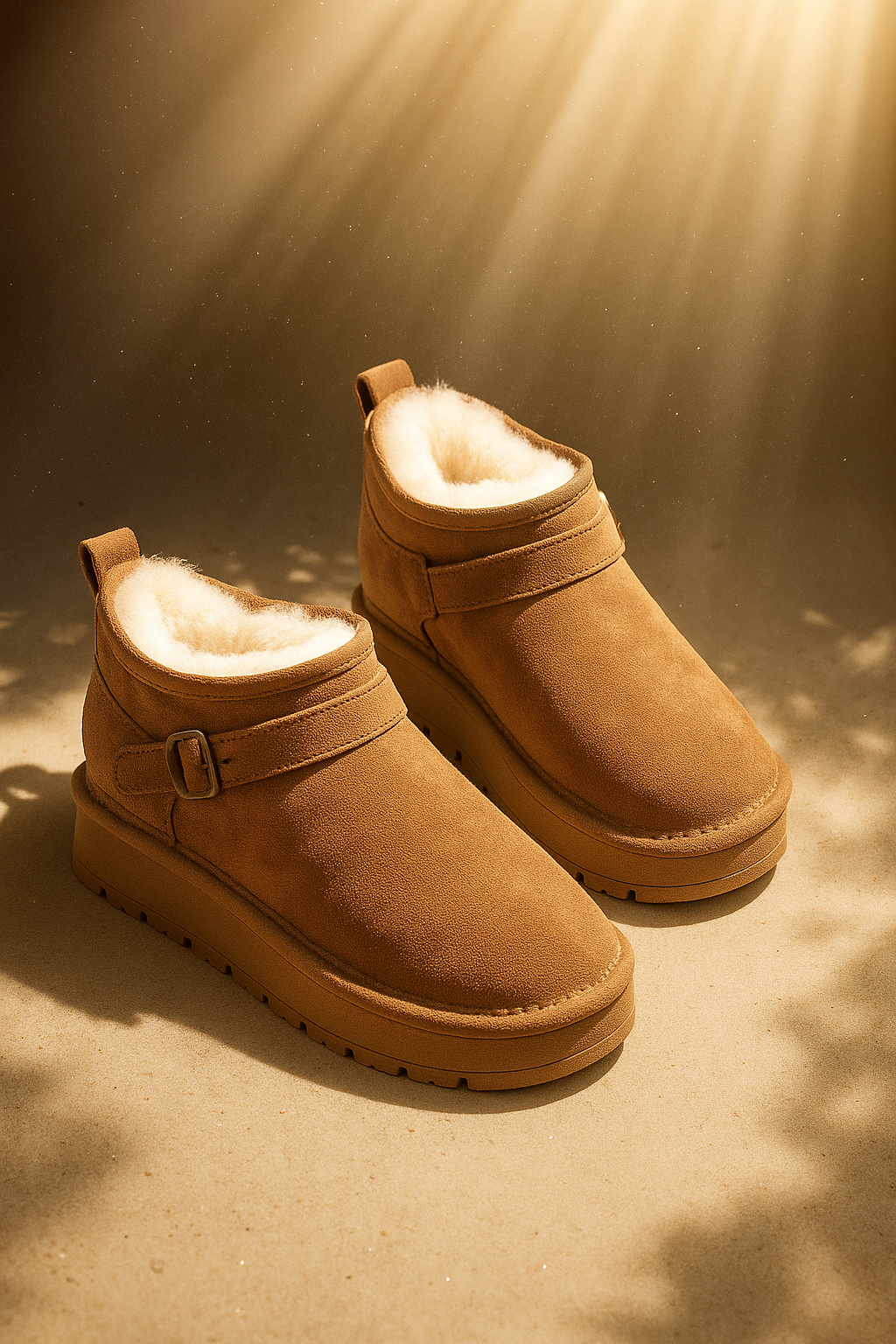 Women’s Fur-Lined Snow Boots – Warm, Chic Winter Footwear with Non-Slip Sole