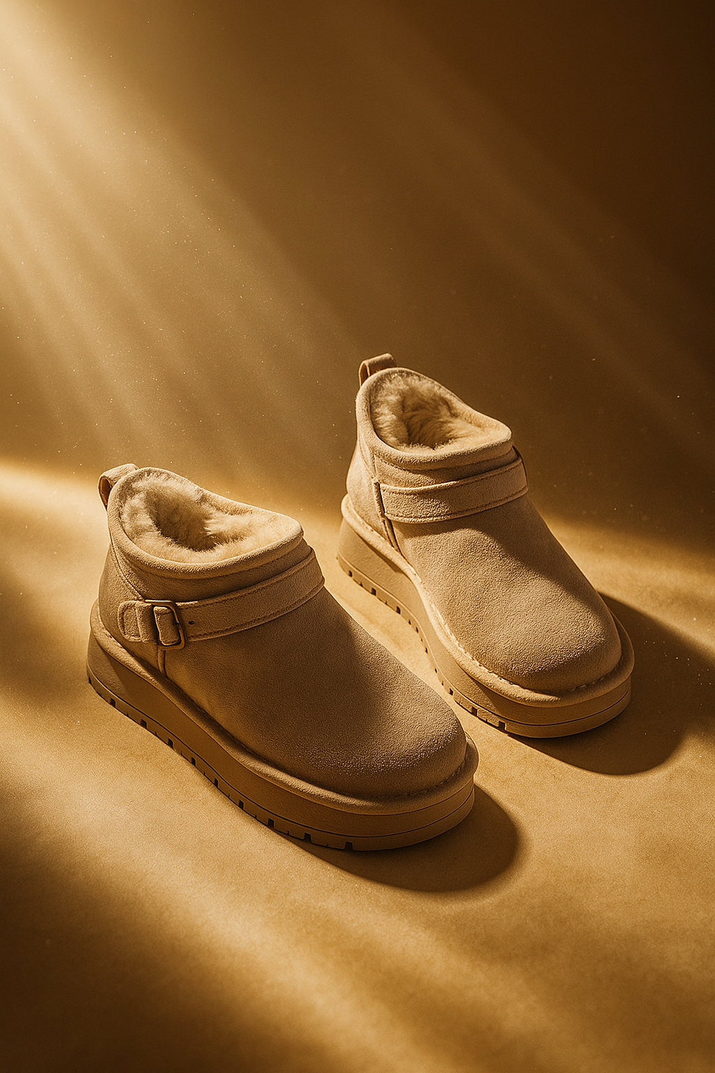 Women’s Fur-Lined Snow Boots – Warm, Chic Winter Footwear with Non-Slip Sole