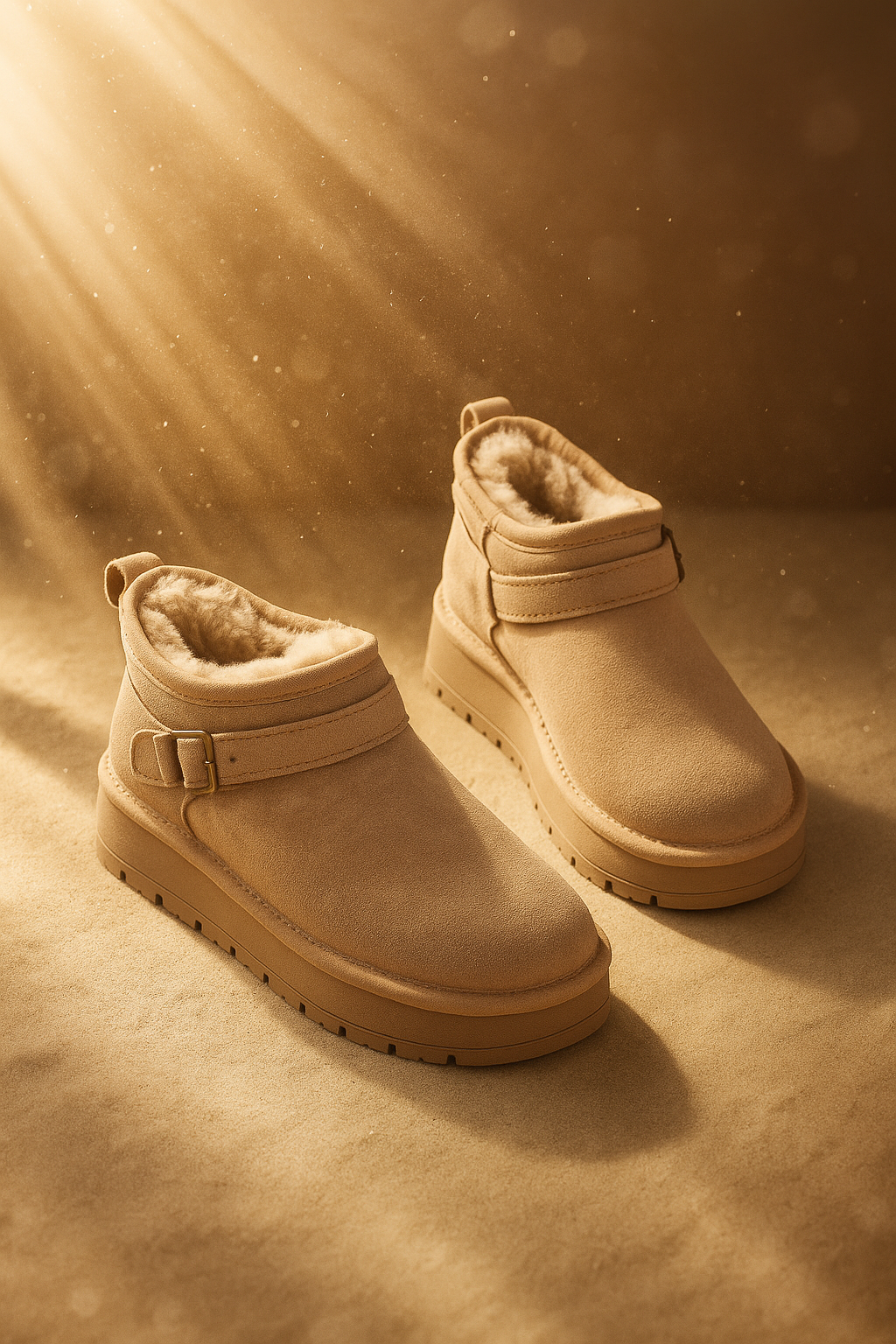 Women’s Fur-Lined Snow Boots – Warm, Chic Winter Footwear with Non-Slip Sole