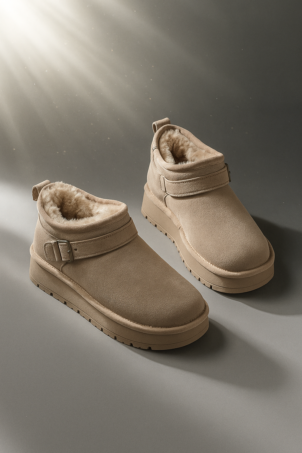 Women’s Fur-Lined Snow Boots – Warm, Chic Winter Footwear with Non-Slip Sole