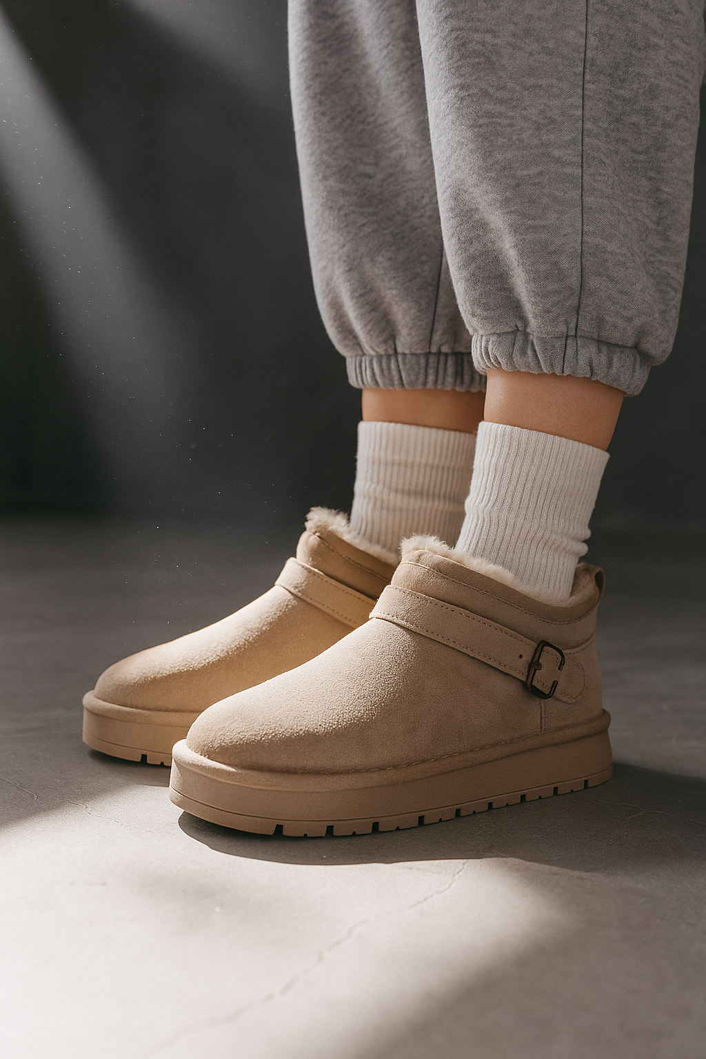 Women’s Fur-Lined Snow Boots – Warm, Chic Winter Footwear with Non-Slip Sole