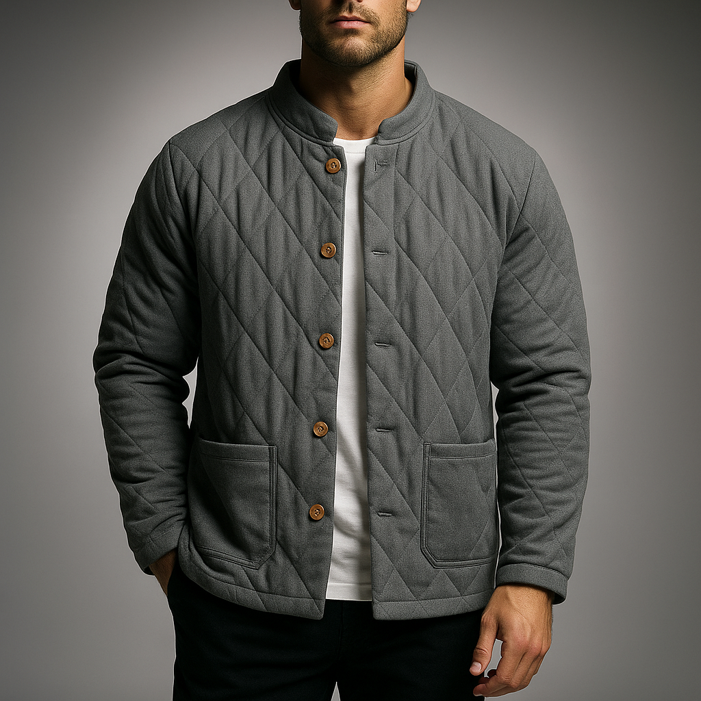 - The Timberline Button Quilted Jacket