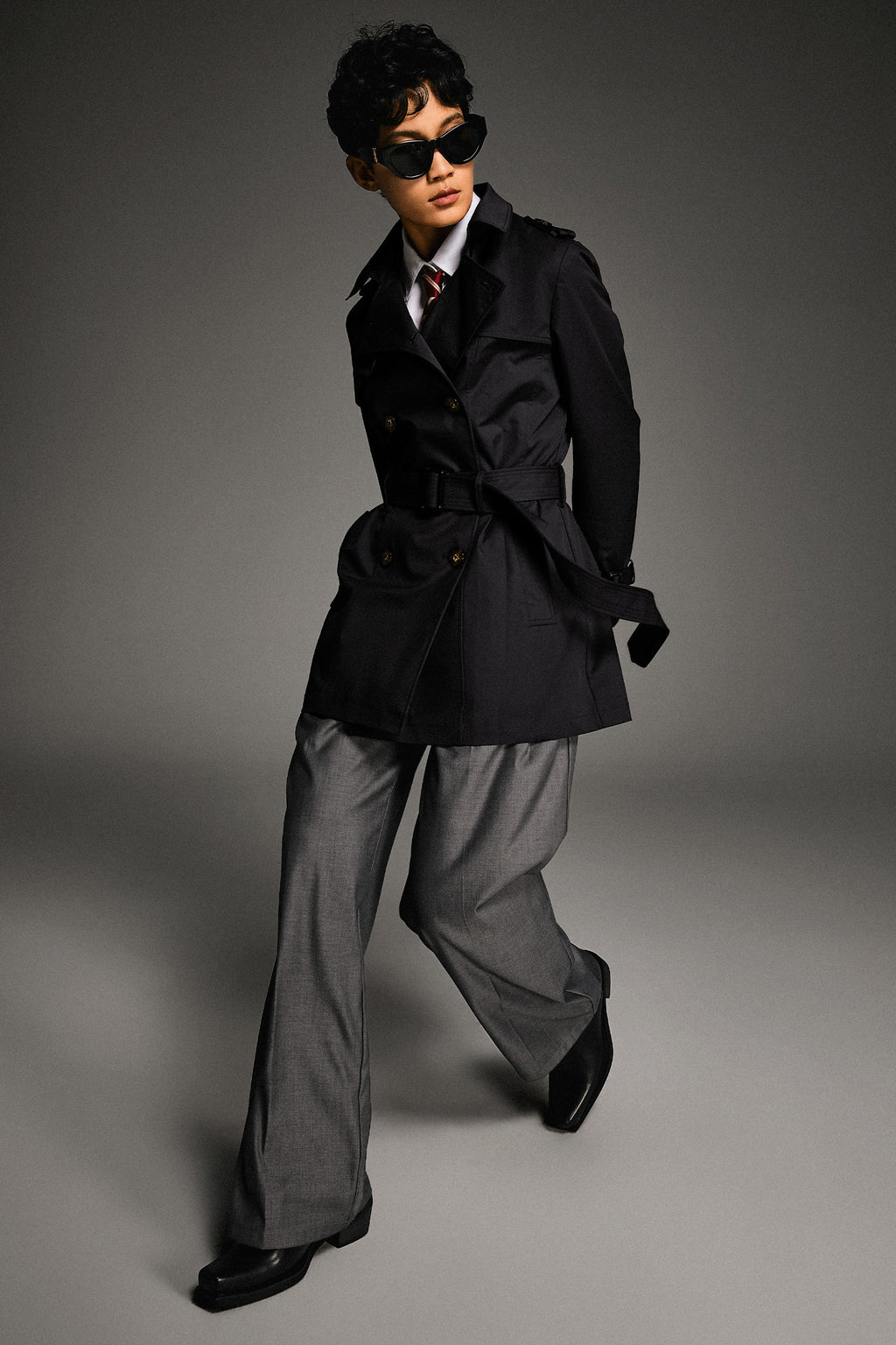 - Hudson Tailored Trench – Short & Sleek