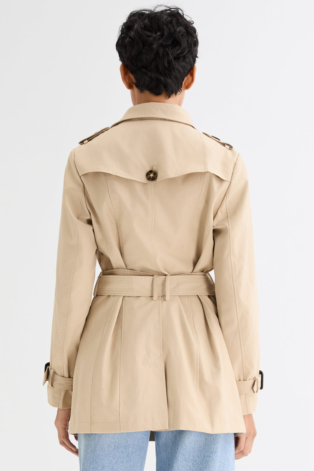 - Hudson Tailored Trench – Short & Sleek