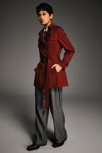 - Hudson Tailored Trench – Short & Sleek