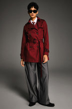 - Hudson Tailored Trench – Short & Sleek