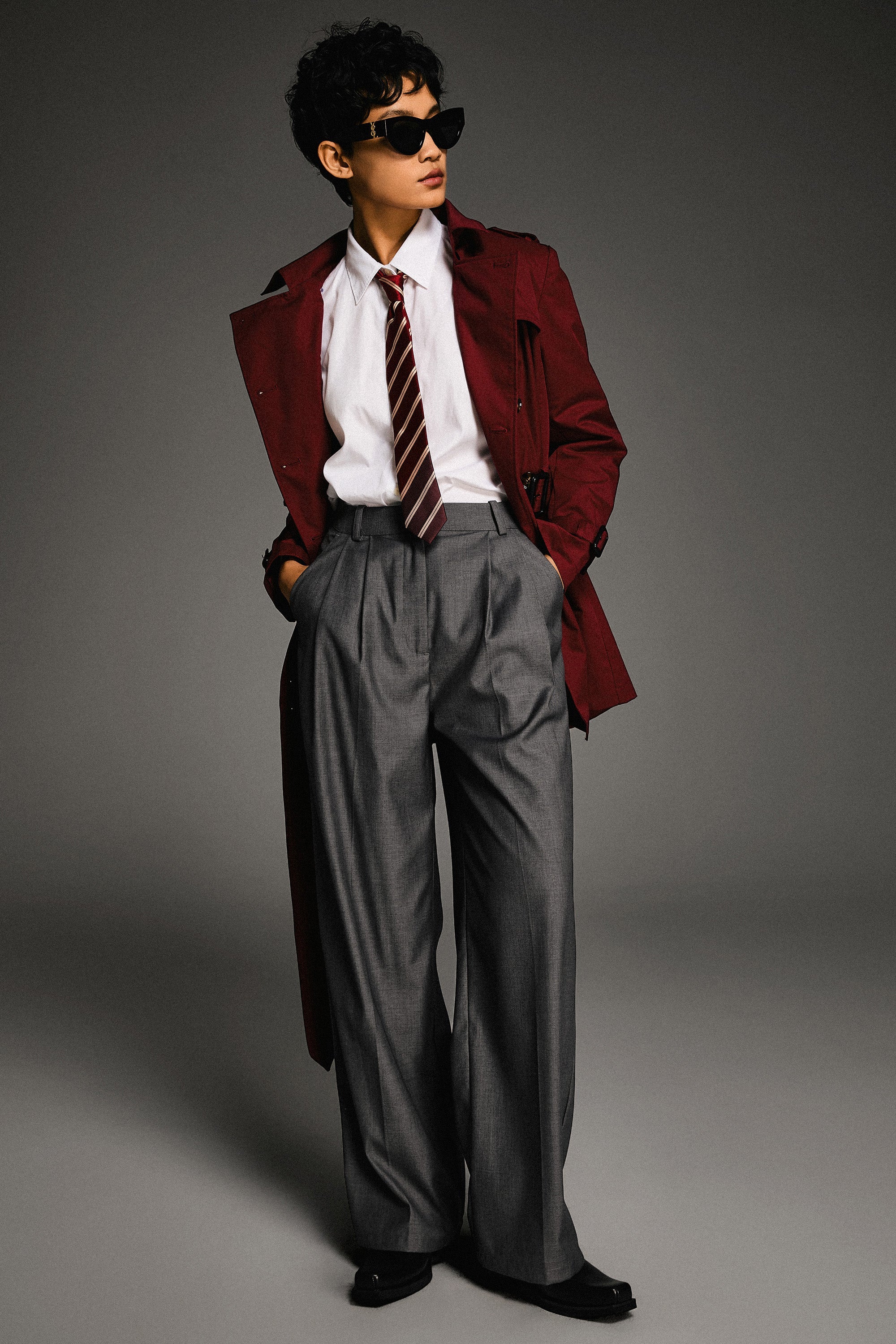 - Hudson Tailored Trench – Short & Sleek