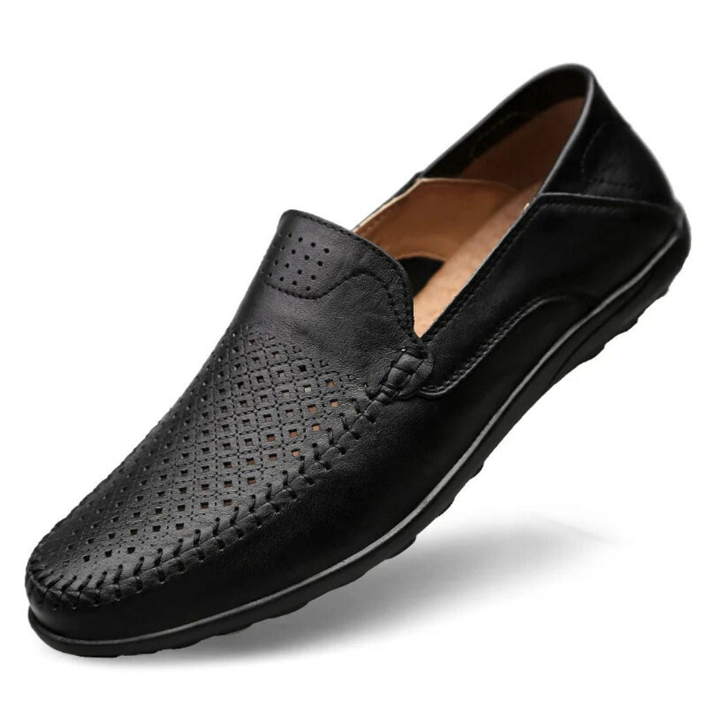 Genuine Leather Air-Flow Comfort Loafers