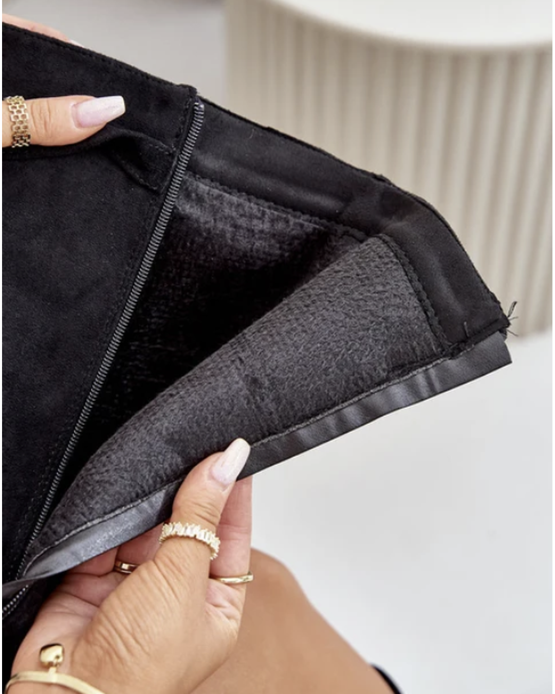 Women’s Buckle Thigh-High Boots