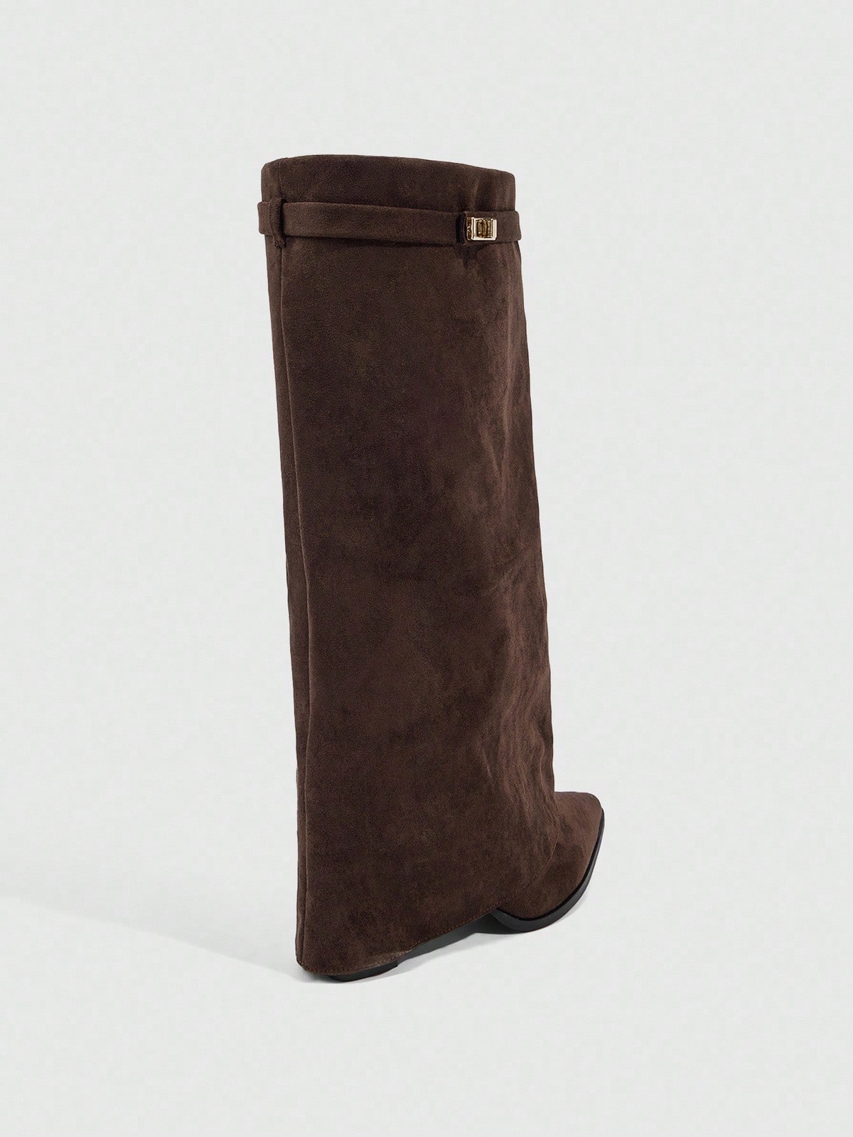 Women’s Buckle Thigh-High Boots