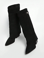 Women’s Buckle Thigh-High Boots