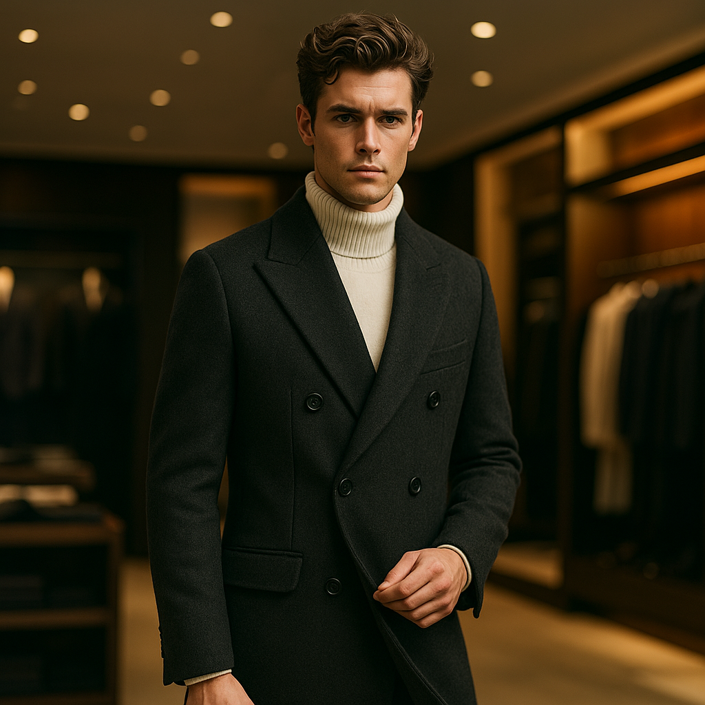 - The Regent Wool Overcoat