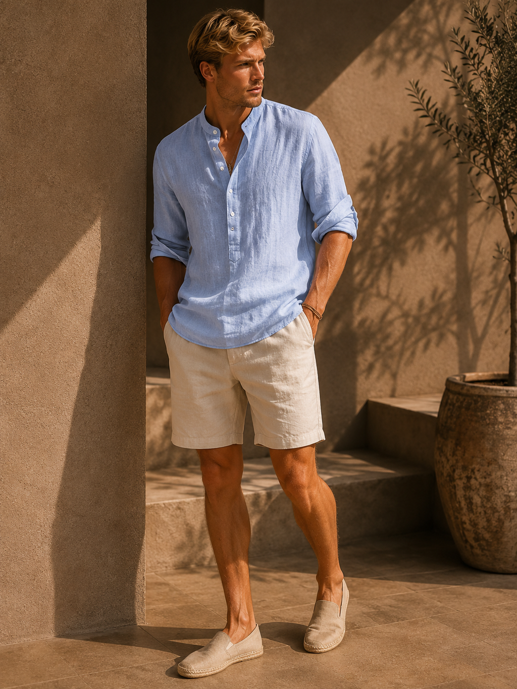 - Capri Linen Shirt