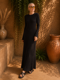 - Élodie Ribbed Knit Maxi Dress