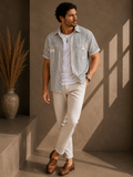 Theo™ Linen Stripe Shirt