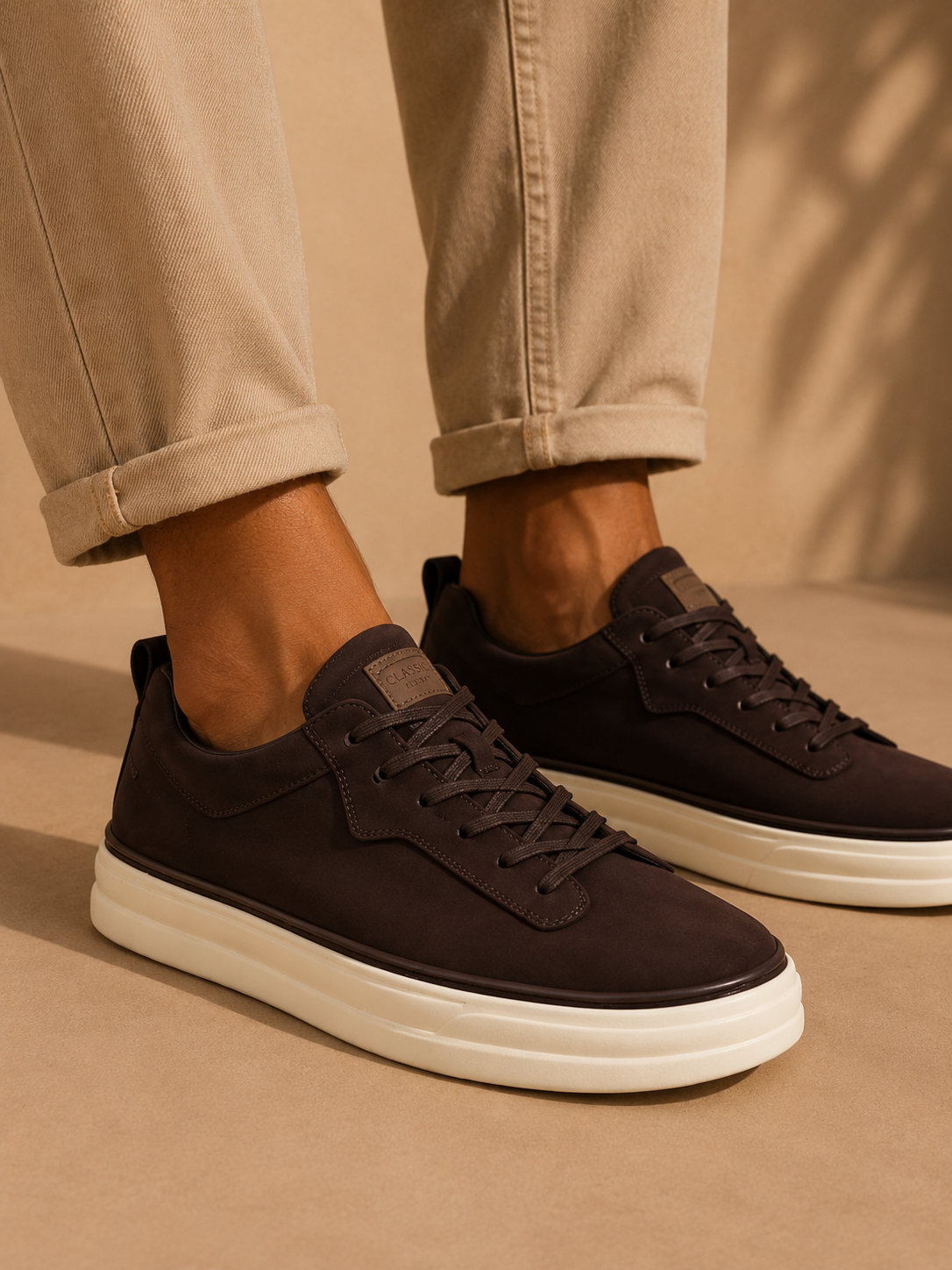 -Lugano Suede Sneakers