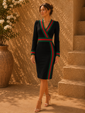 - Monaco Contrast Knit Dress Set
