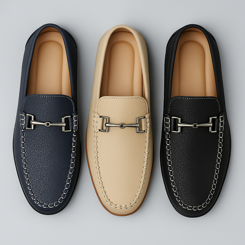 - Savoni Leather Loafers