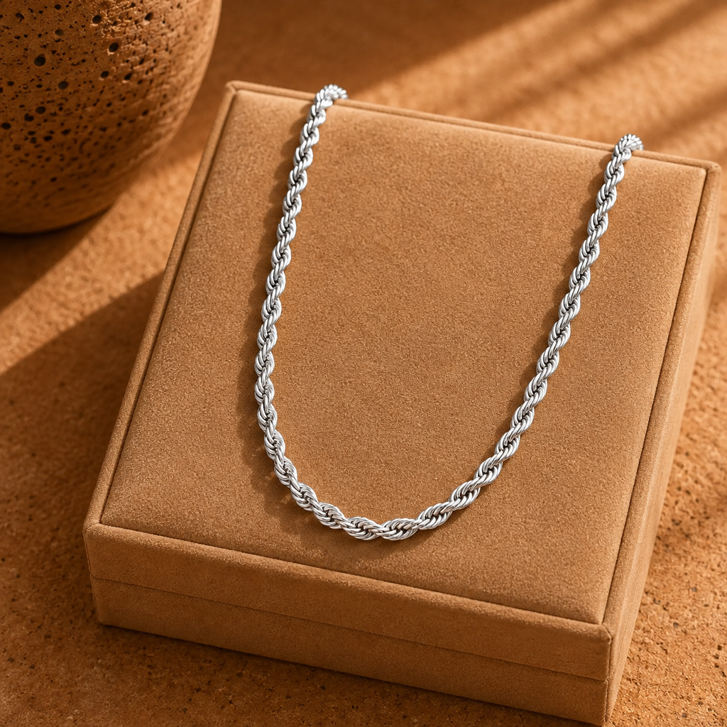 Men’s Rope Chain – 5mm Premium Necklace