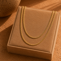 - Cuban Link Chain Stack (3mm)