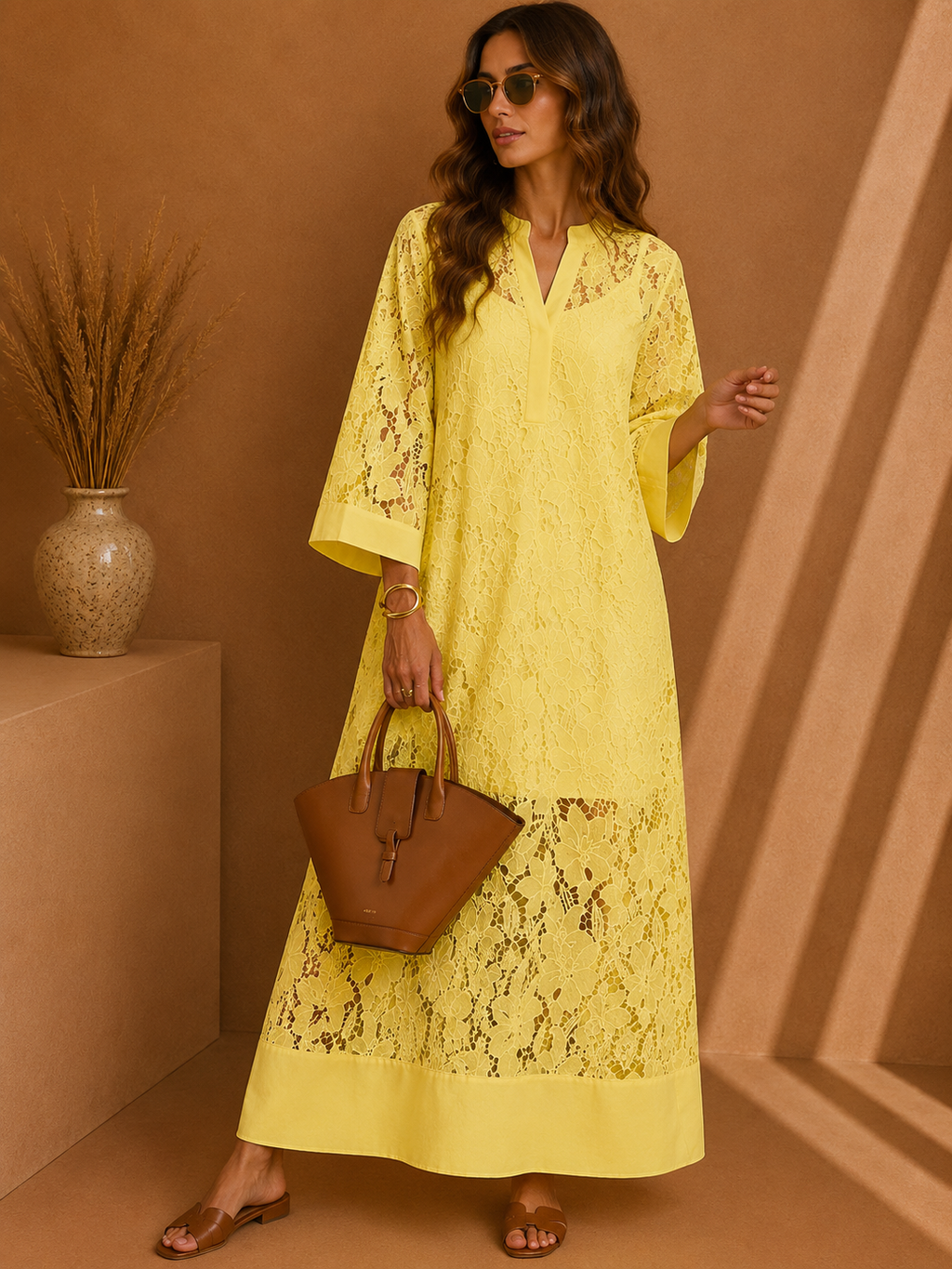 - Valmere Dahlia Embroidered Floral Dress