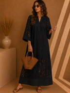- Valmere Dahlia Embroidered Floral Dress