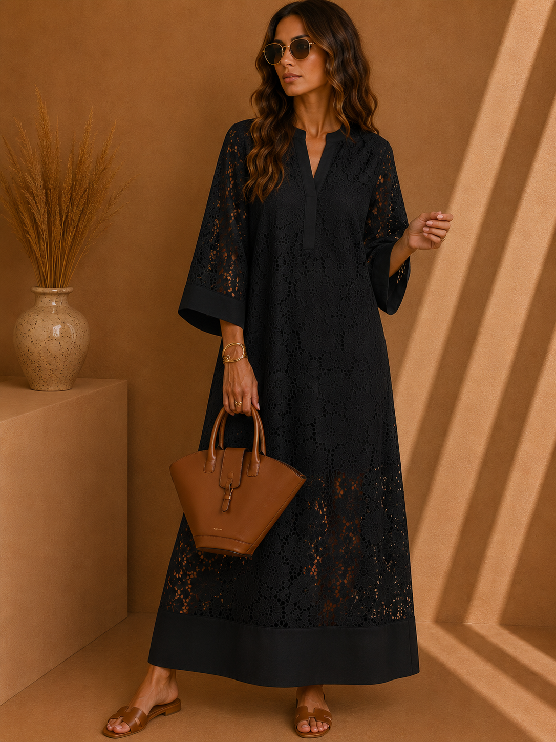 - Valmere Dahlia Embroidered Floral Dress