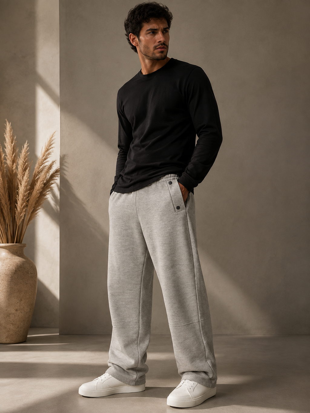 Timeless Sporty Loose Fit Jogger Pants
