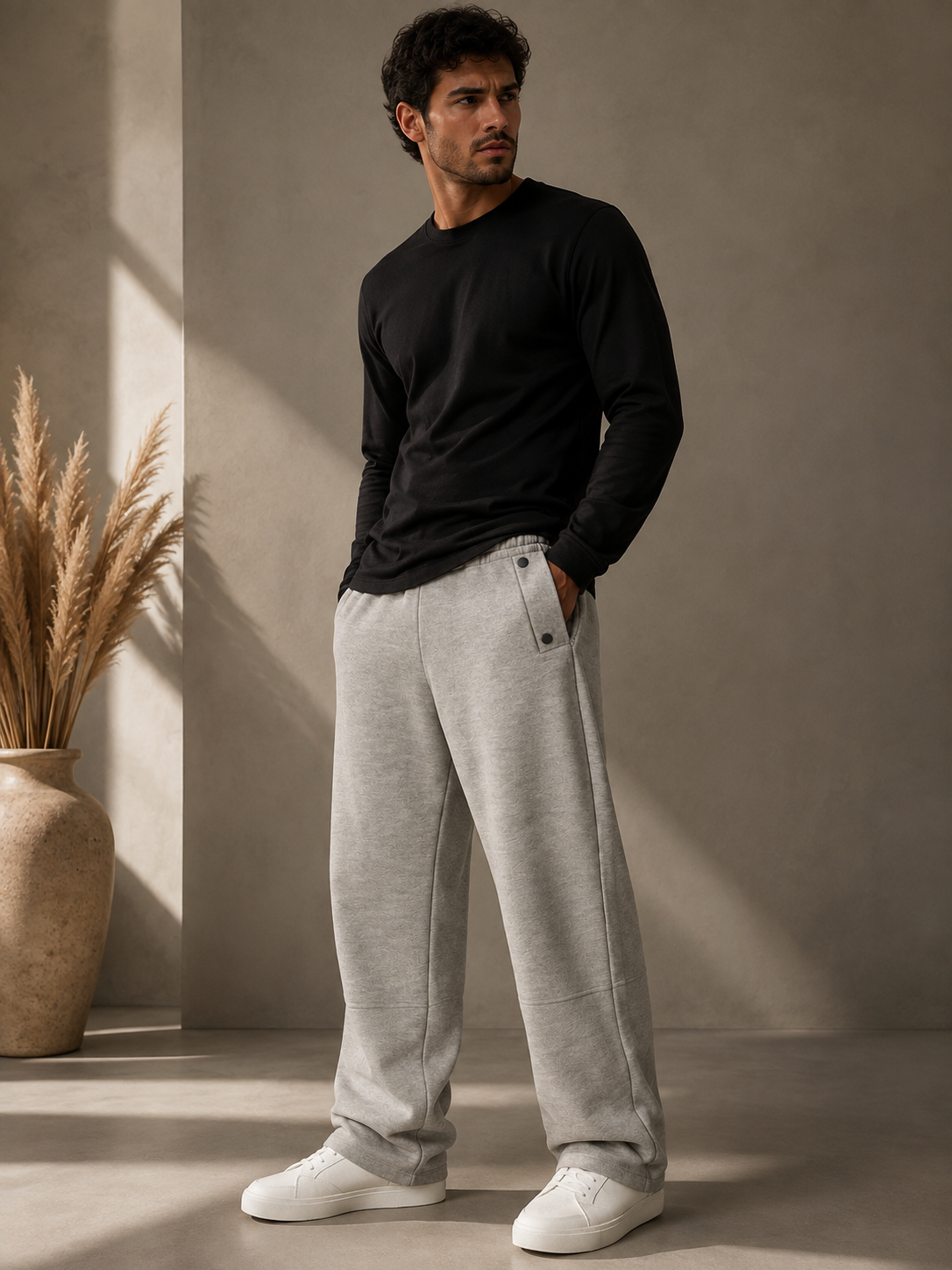 Timeless Sporty Loose Fit Jogger Pants