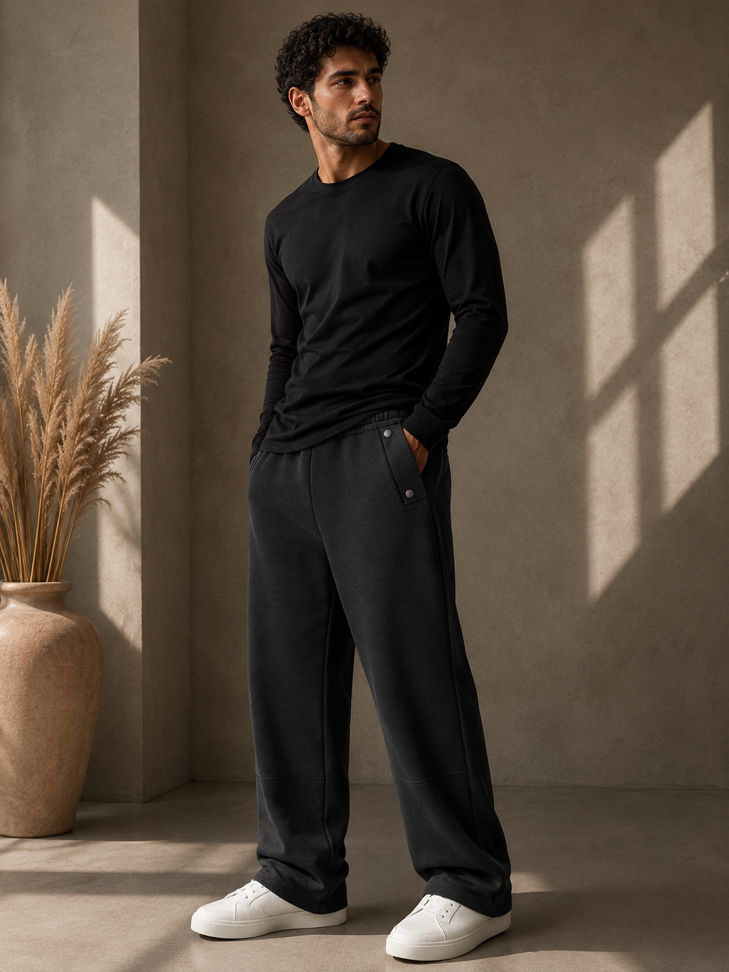 Timeless Sporty Loose Fit Jogger Pants