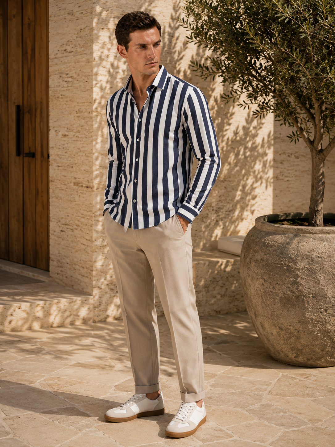 - Monaco Stripe Shirt