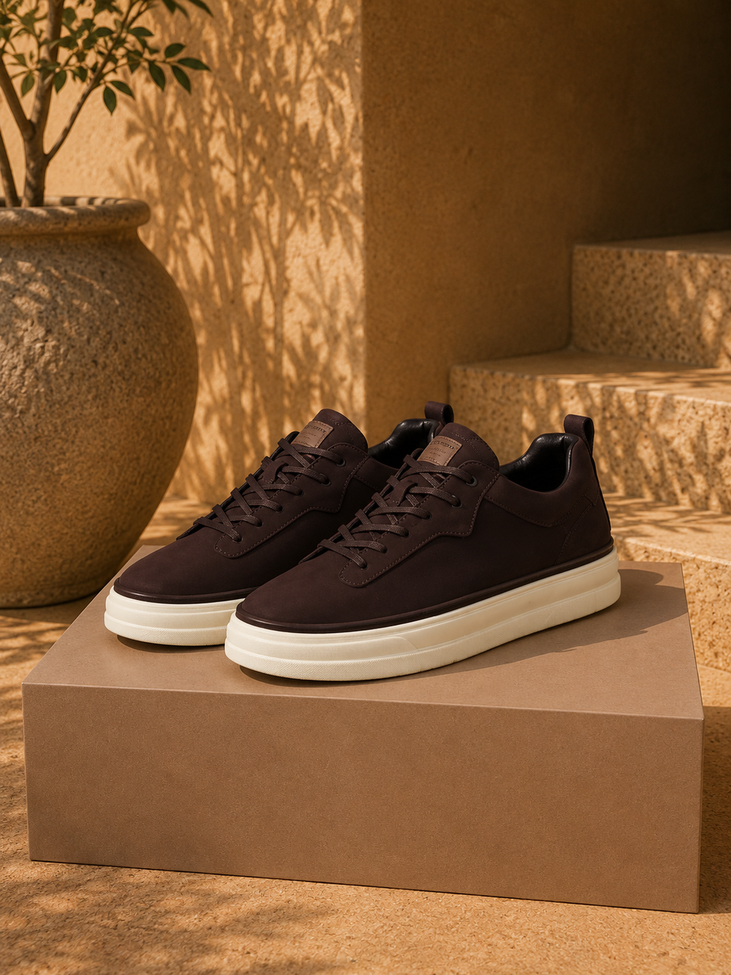 -Lugano Suede Sneakers