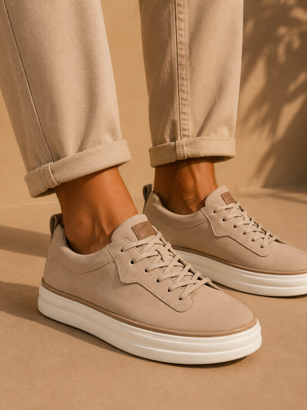 -Lugano Suede Sneakers