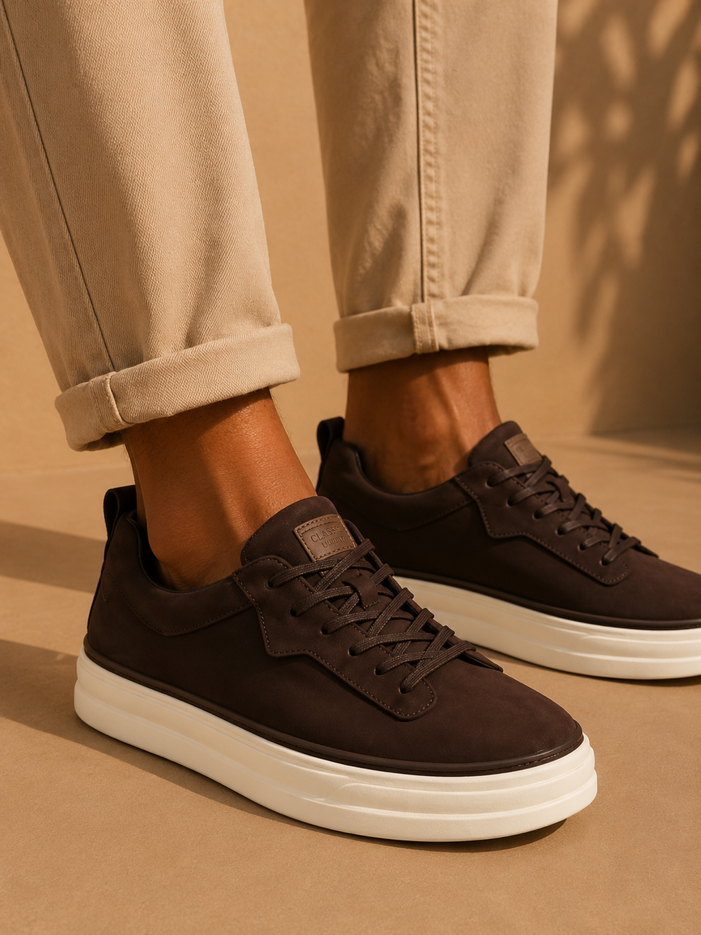 -Lugano Suede Sneakers