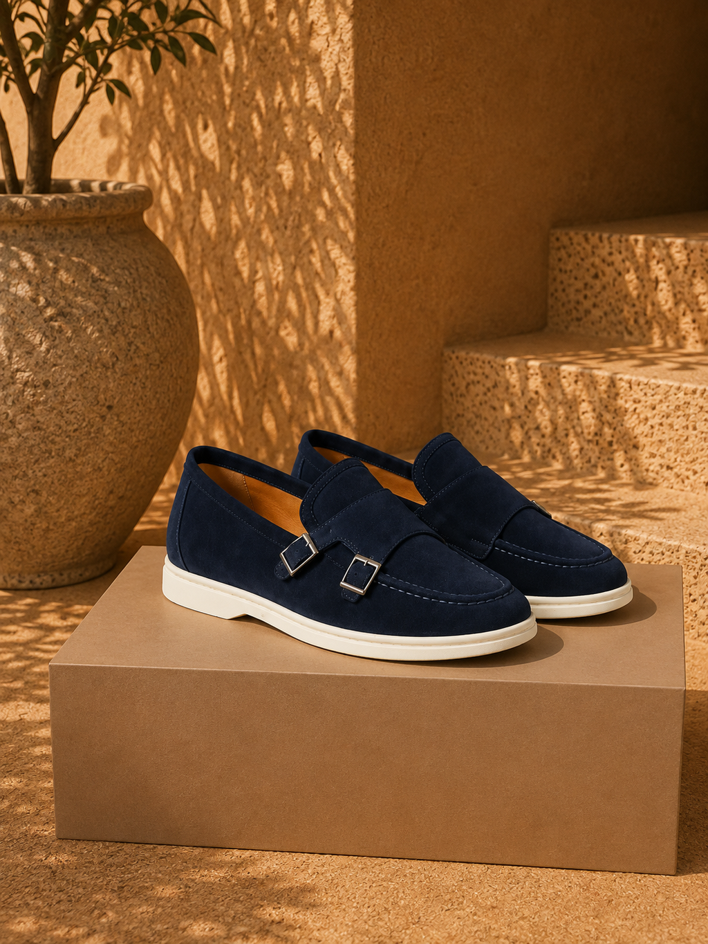 - Varenna Suede Loafers