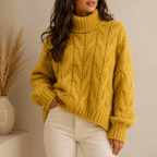 - The KnitAura Turtleneck Sweater
