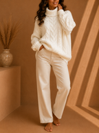 - The KnitAura Turtleneck Sweater