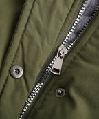 Sherpa-Lined Winter Coat with Faux Fur Hood
