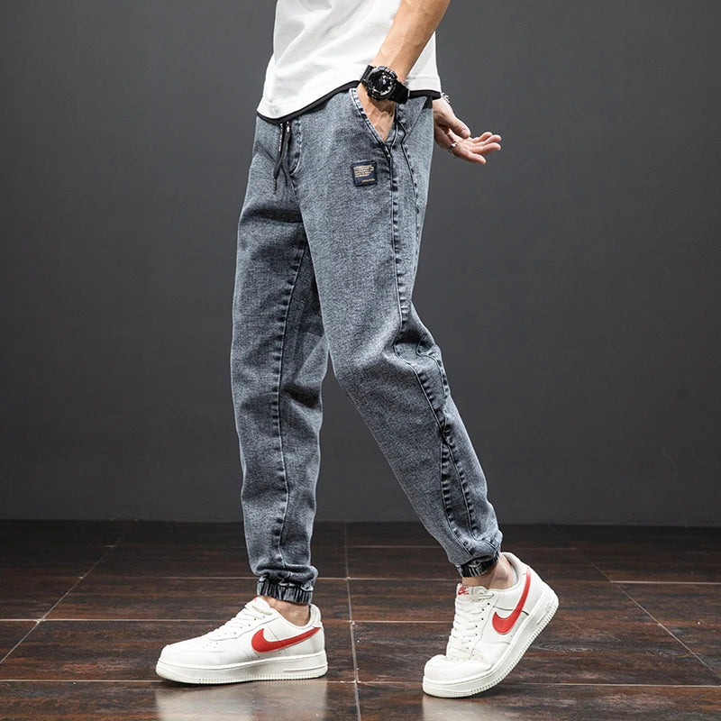 - Men’s Premium Cargo Denim Jogger Pants